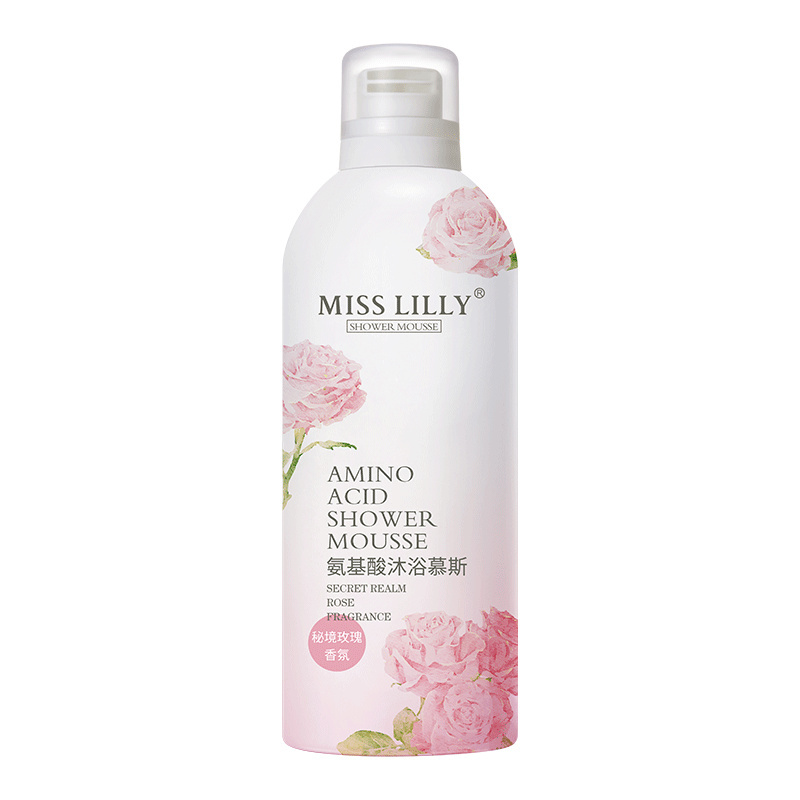 蜜斯莉 MISS LILLY 350ml 氨基酸沐浴慕斯（秘境玫瑰）