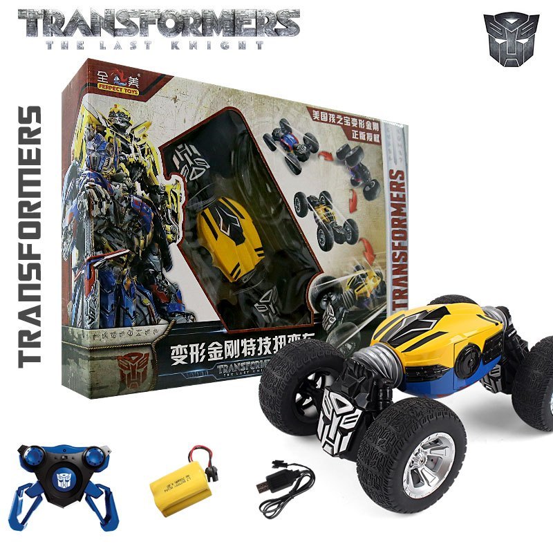 全美(FERPECT TOYS)全美变形金刚特技扭变车四驱攀爬遥控赛车可充电男孩高速越野汽车