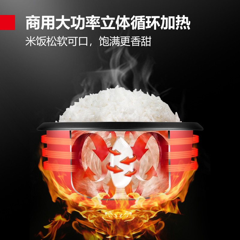 德玛仕DEMASHI商用电饭煲 电饭锅商用大容量食堂饭店蒸饭茶叶蛋特大老式电饭锅 FR130-A高清大图