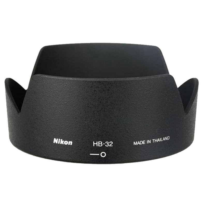尼康(Nikon) HB-32 原装遮光罩 适用于67mm口径 尼康18-105/18-140单反镜头