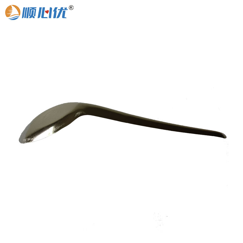 顺心优 不锈钢吃饭勺子平底勺 10个装/包高清大图