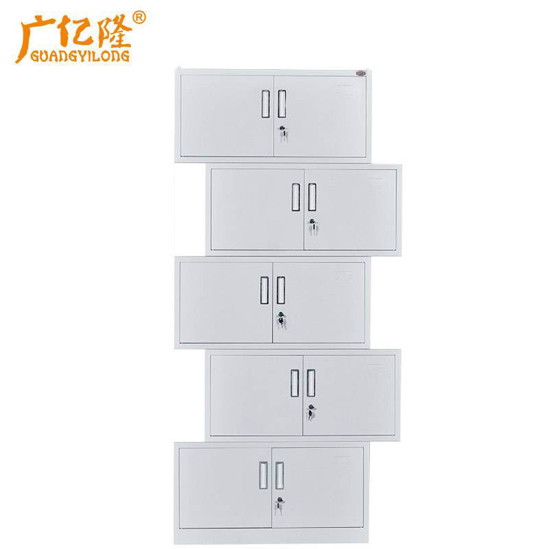广亿隆钢制办公柜档案柜资料柜文件柜铁皮柜五节柜高清大图