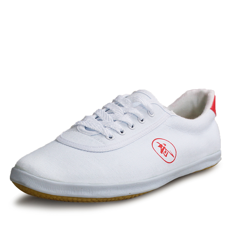 双星田径鞋运动跑布鞋橡胶体操鞋复古潮流武术鞋时尚鞋通用白球鞋子