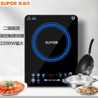 苏泊尔(SUPOR)IH02-220 电磁炉 触摸屏 大火力 黑色 内置集成式EMC
