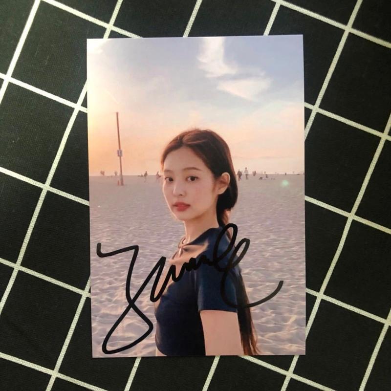款式8金智妮亲笔签名照金智妮签名照送女朋友送同学金智妮周边毕业