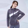 运动套装女宽松透气显瘦运动服跑步速干衣训练健身瑜伽服 XL【建议：120-135斤左右】 紫灰色外套FBF21565