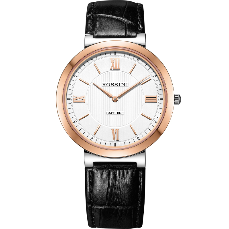 罗西尼(rossini)手表男进口石英机芯手表男表正品时尚百搭男士腕表