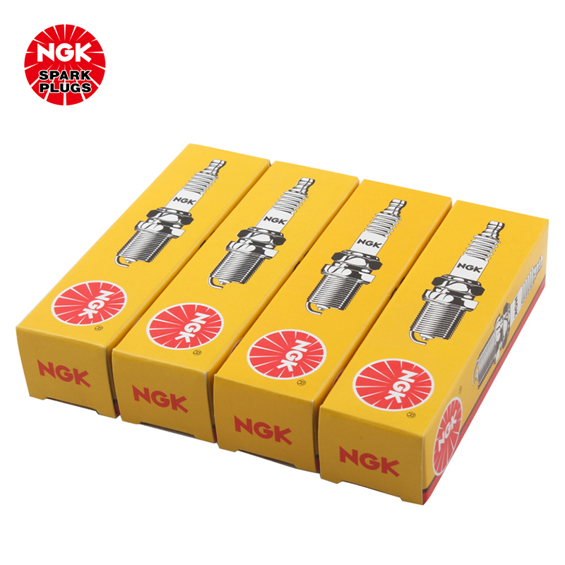 NGK 镍合金火花塞BKR5E 7938/5938四支装 奇瑞QQ6东方之子旗云瑞虎5瑞麒大众桑塔纳志俊桑塔纳3000蓝