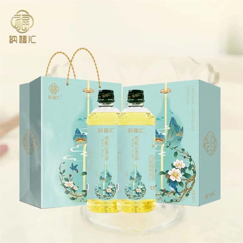 纳福汇山茶油福禄礼盒 1000ml*2 物理压榨高清大图