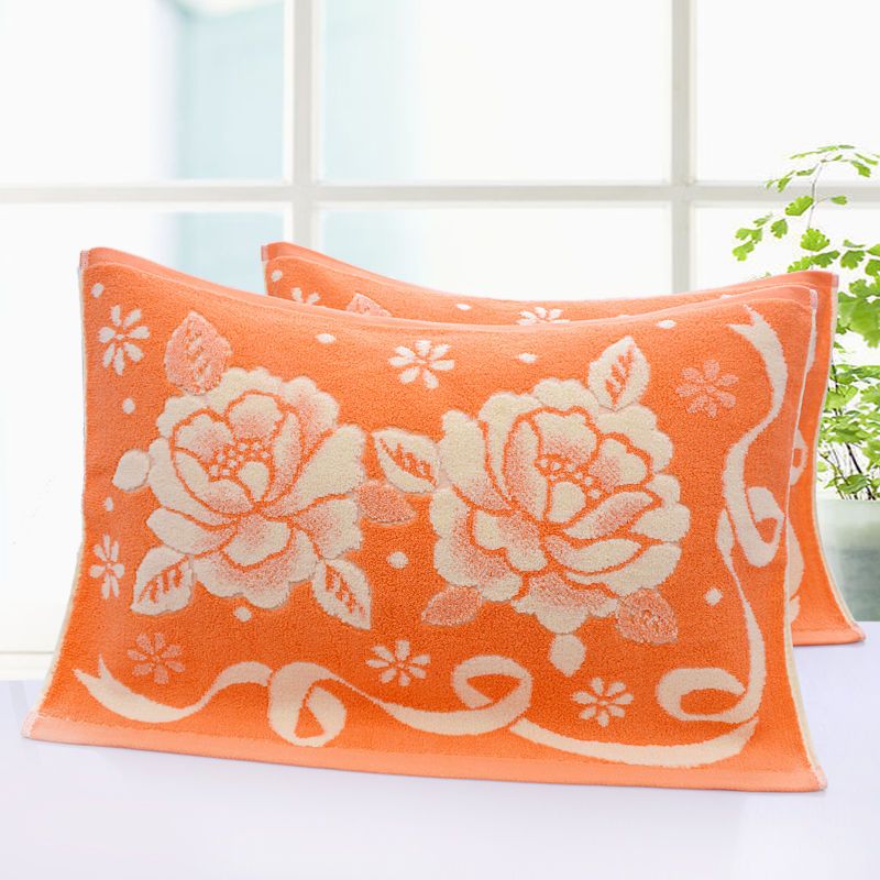 枕巾成人装纯棉通用大号枕头垫帕纱布一对情侣忱巾帎巾纯棉枕巾