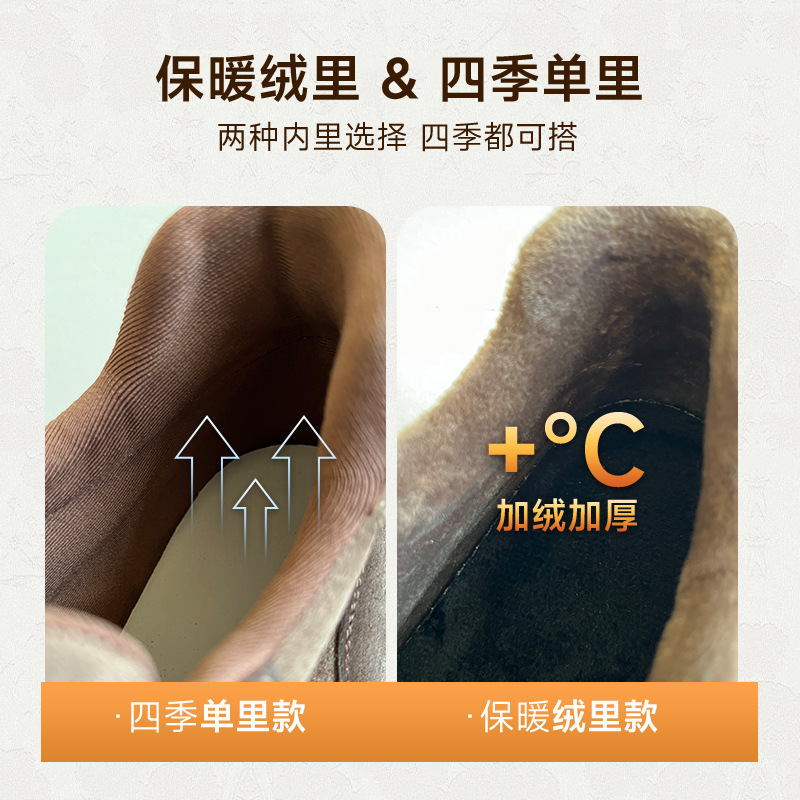 头层牛皮运动休闲鞋女秋冬新款透气轻便防滑系带减龄跑步鞋