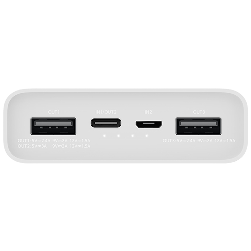 小米(MI)移动电源3 20000毫安原装充电宝 18W快充 USB-C双向快充便携小巧适用小米苹果PD快充安卓华为手机高清大图