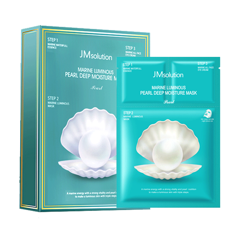 韩国jmsolution肌司研jm珍珠面膜女补水保湿美白去黄气改善暗沉收缩