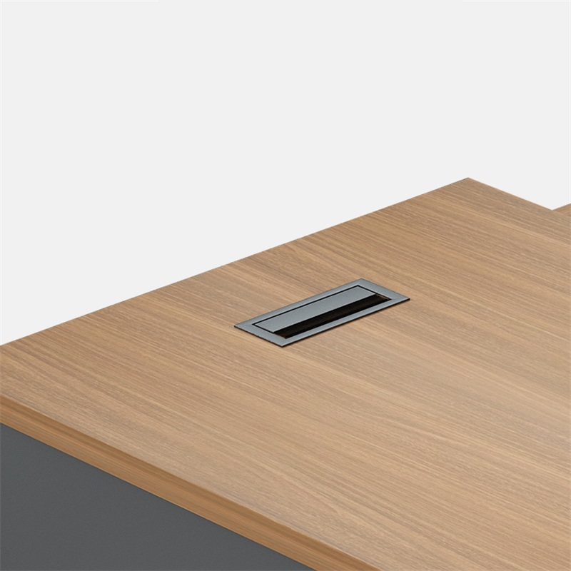 易企采 办公桌1600*800*750mm 简约现代老板桌 单人办公桌 电脑桌 主管经理桌高清大图