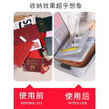 收纳包便携小卡包多层大容量多功能箱档案家庭文件家用整理盒_2