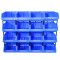 冰禹 加厚塑料组立式物料盒 BY-2377 325*205*140mm 蓝色 1个