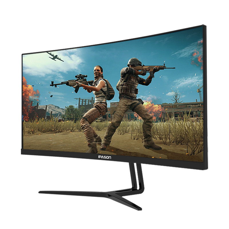 攀升 QR302W 30英寸 200Hz 1800R曲面 2K 电竞显示器21:9 超宽带鱼屏 游戏显示屏 黑色