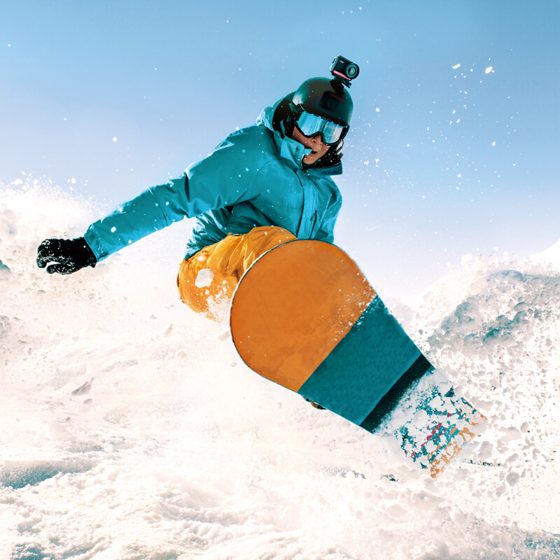 Insta360 ONE R 双镜头版 防抖运动相机4K广角 5.7K全景旅行Vlog滑雪机车摩托车骑行潜水跳伞