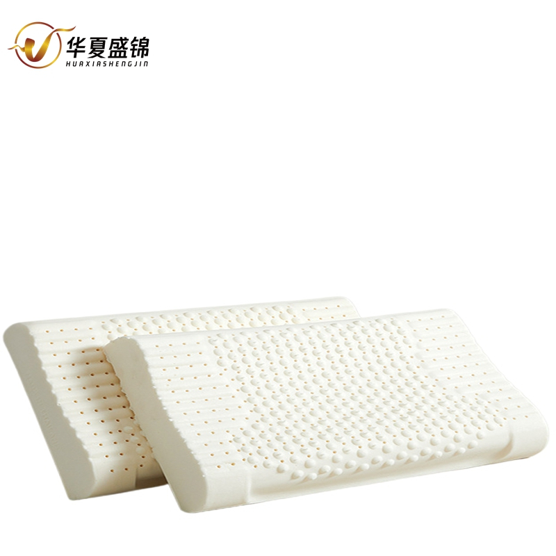 华夏盛锦天然乳胶枕成人护颈枕高枕HXSJ-R1045/个