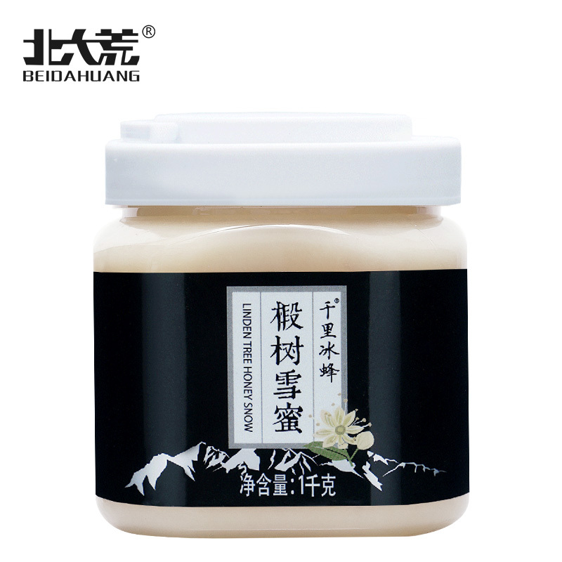 北大荒 东北黑蜂 蜂蜜椴树雪蜜 千里冰蜂1kg 纯蜂蜜