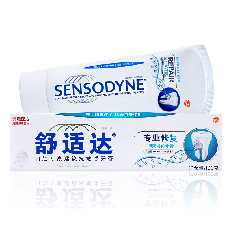 舒适达 专业修复 劲爽薄荷 牙膏 100g(单位:支)