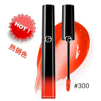 阿玛尼(Armani)订制琉光黑管漆光迷情唇釉 6m 300#正橘色/唇彩/保湿补水;减淡唇纹;色泽持久