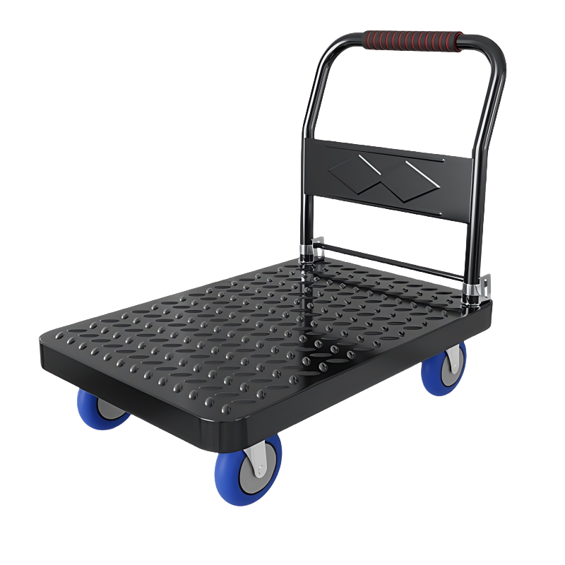 义尊 手推平板车 730*480*800mm 个高清大图