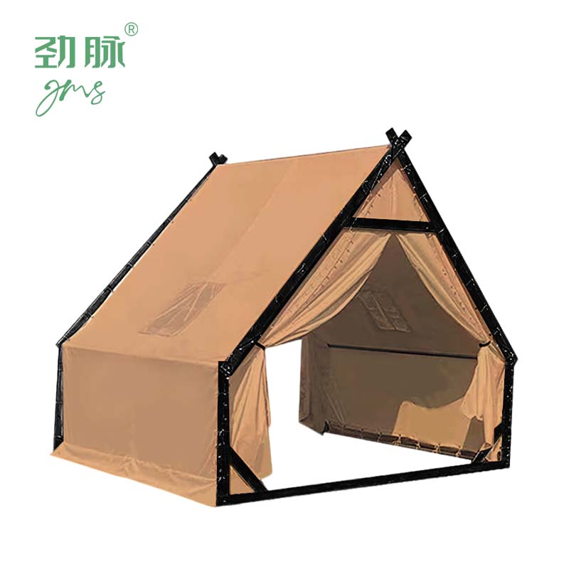 劲脉 露营星空帐篷 米黄色-2*2*2.5M 顶高清大图