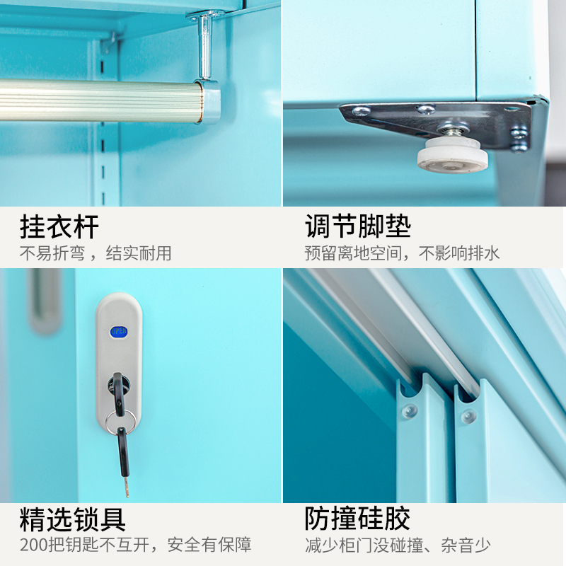 迅众(XUN ZHONG) 阳台柜子户外储物柜防晒防水杂物收纳柜大容量防雨推拉衣柜储藏柜钢制阳台柜配送入户安装到位