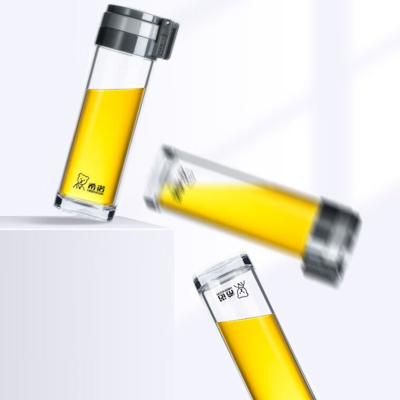 希诺塑料杯385ml大容量耐高温XN-8075(颜色随机)高清大图