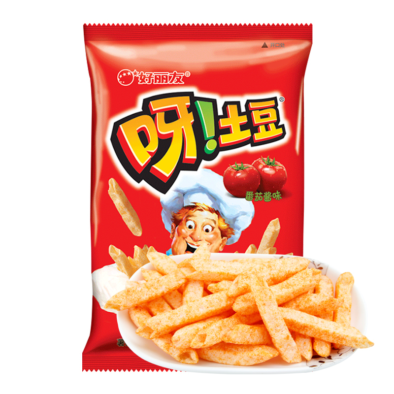 好丽友呀 土豆番茄酱味70g
