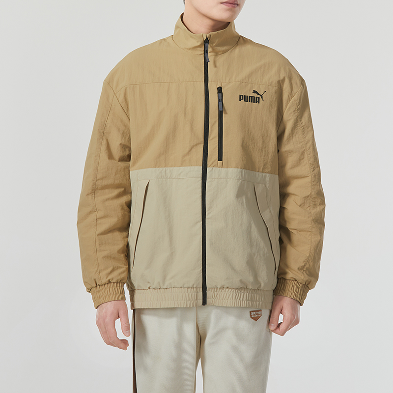 彪马(PUMA)外套男装新款休闲服跑步运动上衣宽松潮流开衫立领行政夹克 627117-83 ZP高清大图