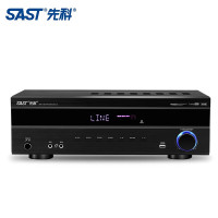 先科(SAST)KS-100数字高清功放机家用音响HDMI大功率5.1声道蓝牙AV功放