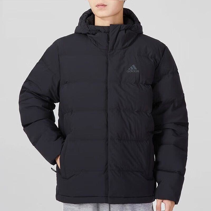 adidas/阿迪达斯男装新款运动服轻薄连帽羽绒服外套 HN5640 D