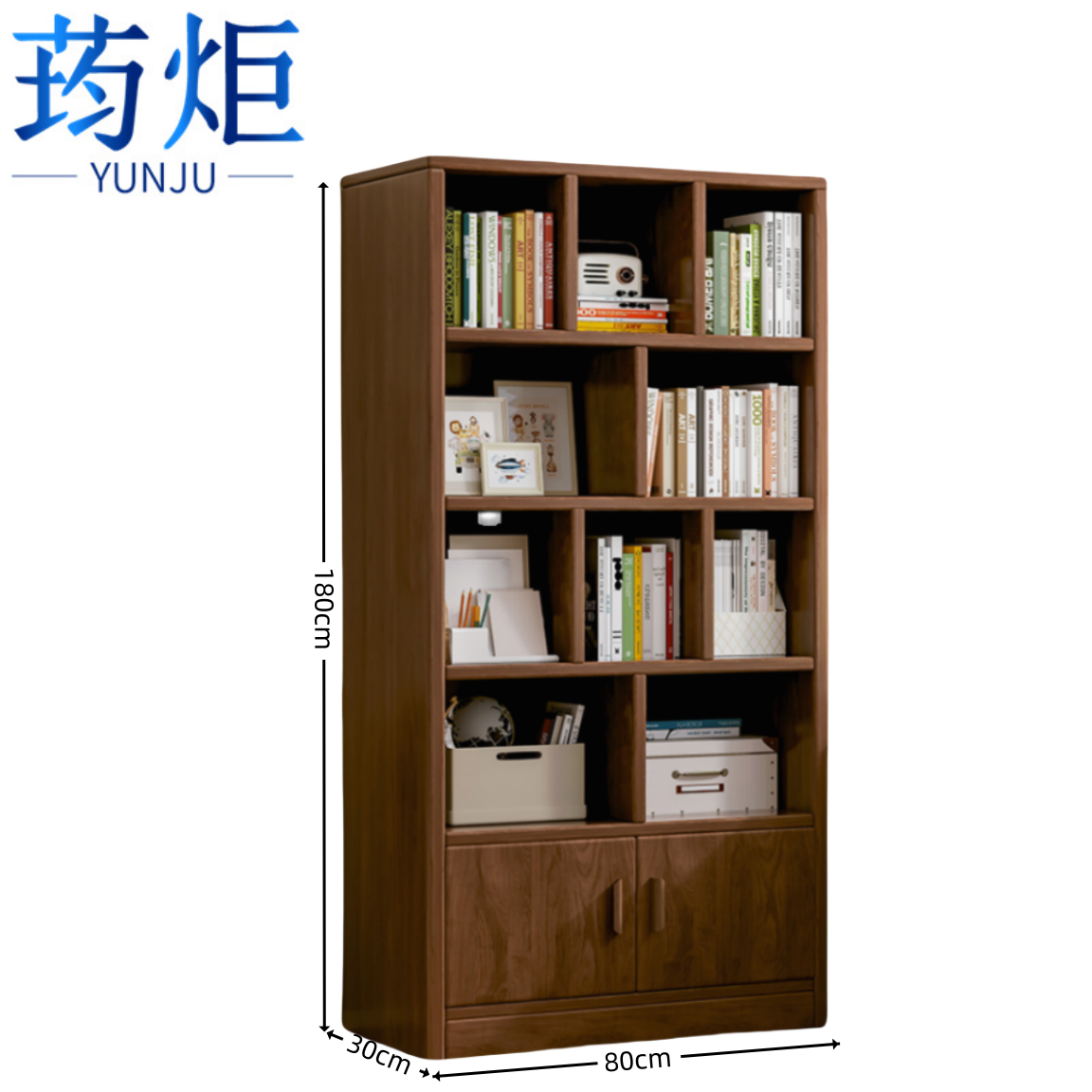 荺炬书架80cm个