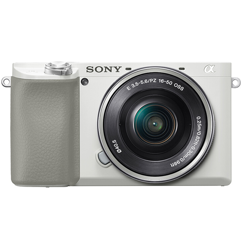 索尼(SONY)ILCE A6100L(16-50)白色 数码微单相机 单镜头套装 约2420万像素