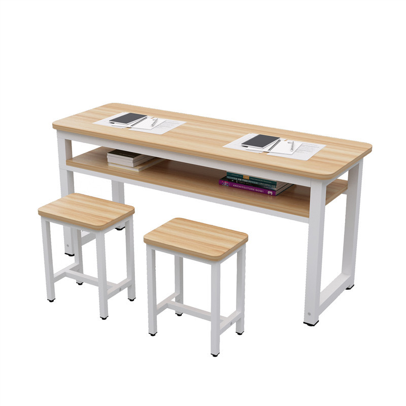 艺可恩辅导班中小学课桌椅培训桌组合幼儿园补习班书桌单双层学生