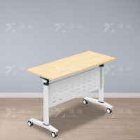 臻远 ZY4072506 折叠培训桌带轮长条桌会议桌可移动办公桌培训学习桌E款1.4米