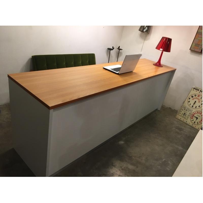 淮木前台简约前台接待台公司前台桌收银台吧台烤漆吧台办公桌客厅卧室