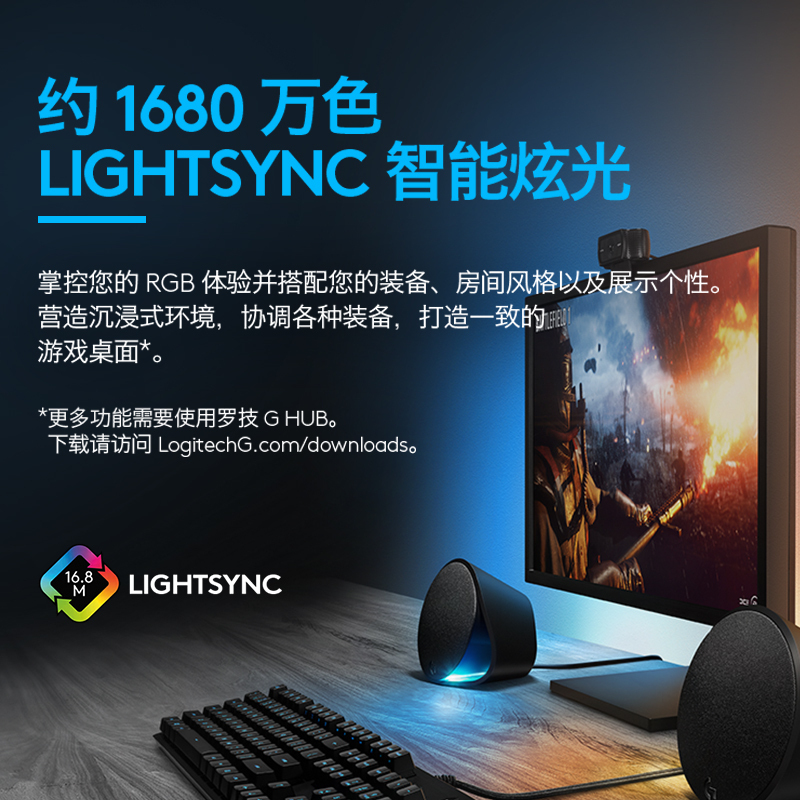 罗技(Logitech) G913 无线RGB机械键盘[GL-C轴类青轴手感]高清大图