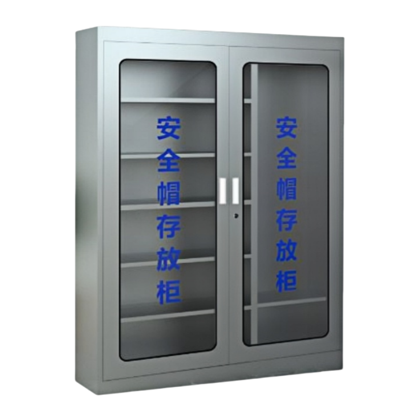 铭思达不锈钢安全帽柜18顶台高清大图