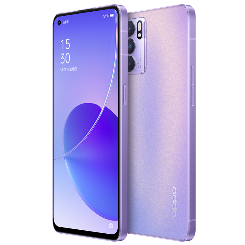 OPPO Reno6 5G 12GB+256GB 星黛紫 5G数字移动电话机 全网通(线下)
