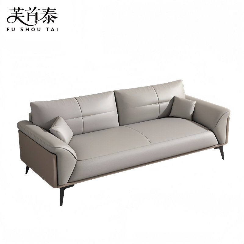 芙首泰商务办公沙发2130*880*860mm张高清大图