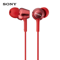 索尼(SONY)入耳式立体声通话耳机MDR-EX255AP 红色