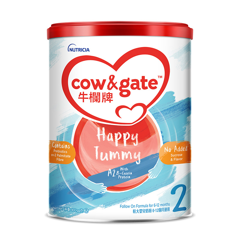 牛栏(Cow&Gate)港版较大婴儿配方奶粉 A2 β-酪蛋白 2段(6-12个月) 900g[27年2月]