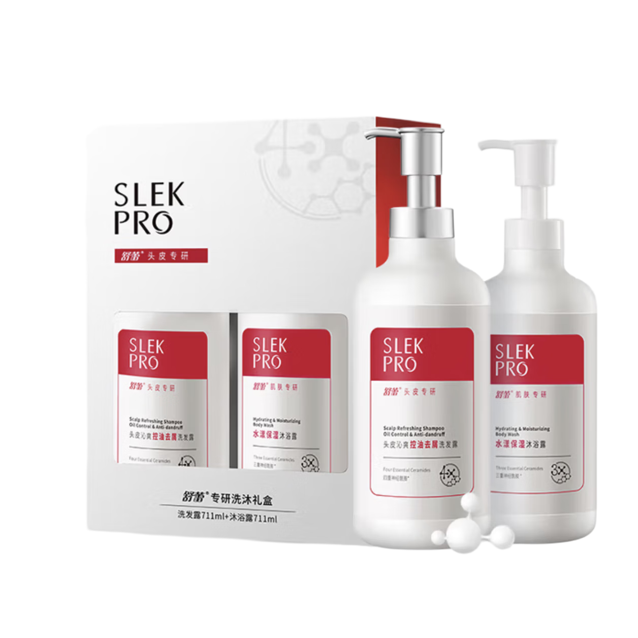 舒蕾头皮专研洗沐礼盒【711ml+711ml】3929-00