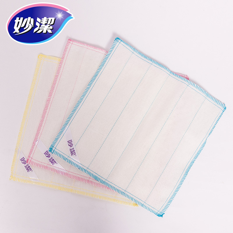 神奇抹布8层布擦桌布厨房洗碗百洁布30cm|5包共15片
