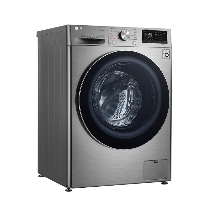 LG FY11WX4 11KG智能纤巧洗衣机 直驱变频蒸汽洗滚筒洗衣机 中途添衣 速净喷淋 蒸汽除菌除螨 奢华白高清大图