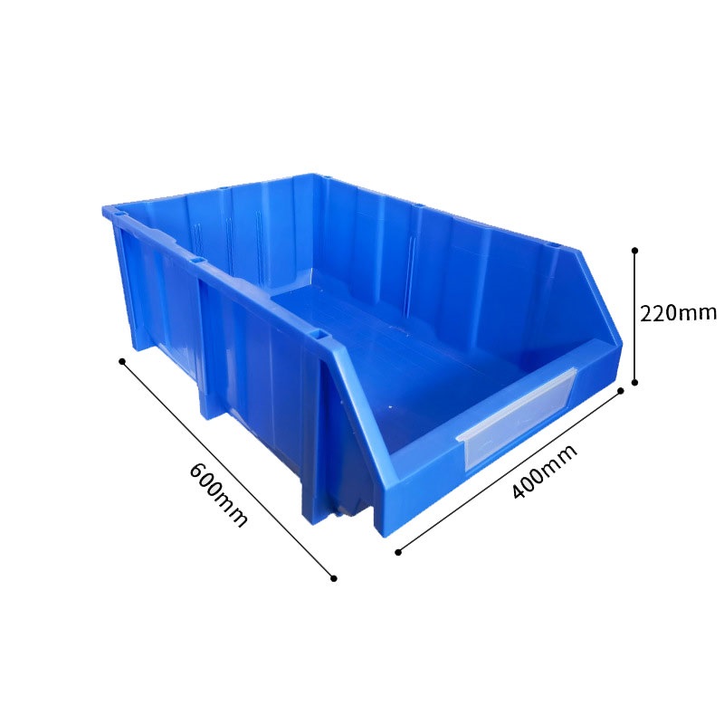 宁储 塑料零件盒 斜口物料盒 600*400*220mm 个高清大图