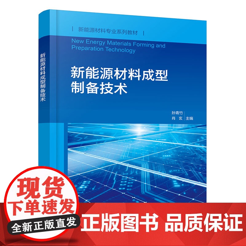 新能源材料成型制备技术 各类新能源器件制备知识与技术 典型新能源器件生产实例 新能源材料与器件 新能源科学与工程专业教材高清大图